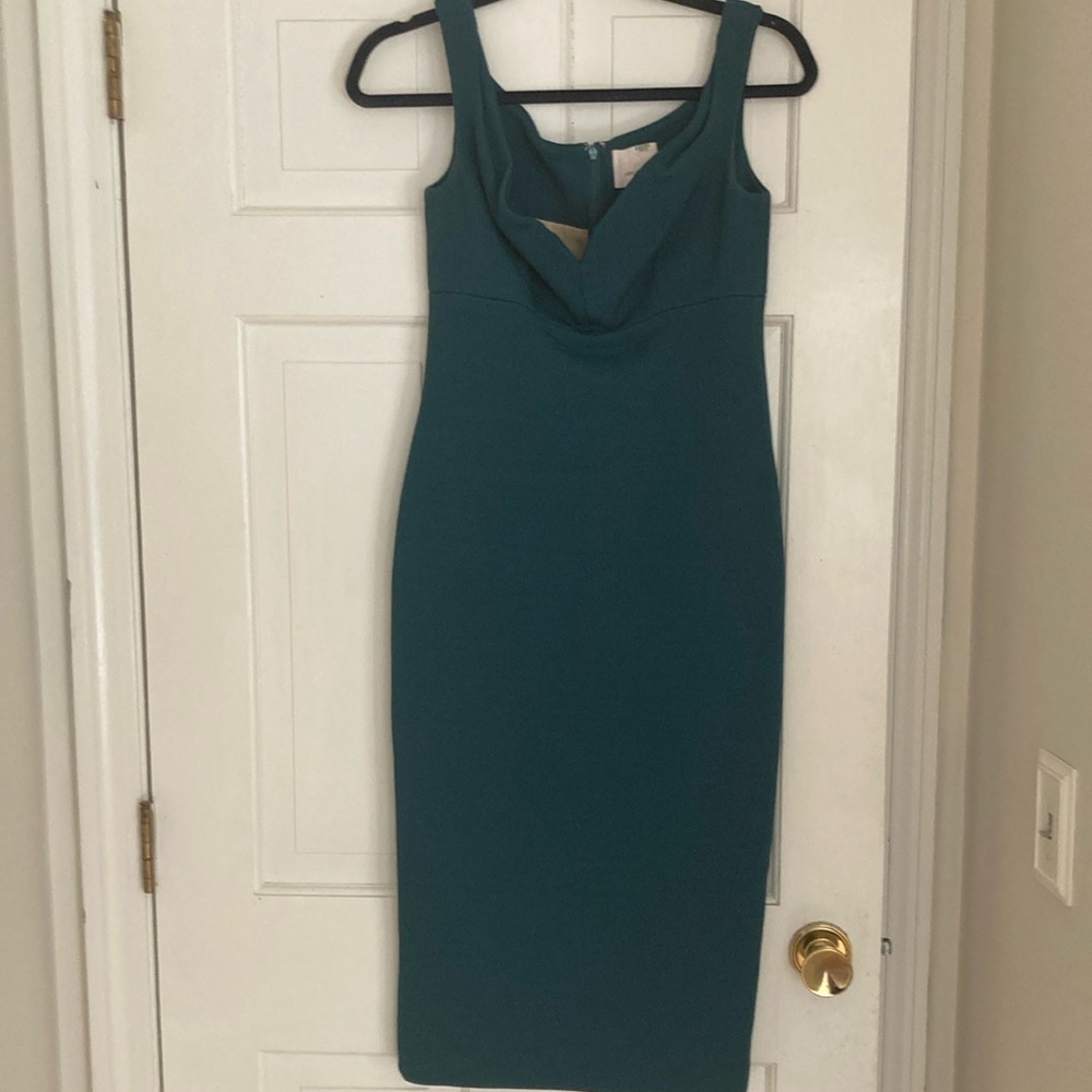 Dark green dress